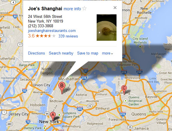 Joe's shanghai location